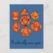 Kritisches Fräulein Postkarte (Vorderseite)