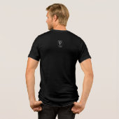 KritischesDenkvermögen KEIN!Problem. Titel in leuc Tri-Blend Shirt (Rückseite voll)