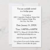 Kritisieren Sie niemals Ihren Partner während der  Einladung (Rückseite)