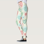 Kritzel-Herzen & Sterne Leggings (Links)