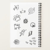 Kritzel-Tagebuch Notizblock (Rückseite)