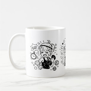 Kritzelei kaffeetasse