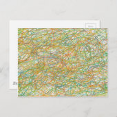 Kritzelei Postkarte (Vorne/Hinten)