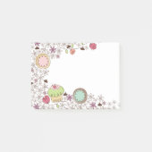 Kritzelt Post-it Klebezettel (Vorderseite)