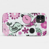 Kritzelvögel Case-Mate iPhone Hülle (Rückseite (Horizontal))
