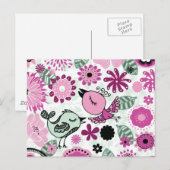 Kritzelvögel Postkarte (Vorne/Hinten)