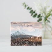 Krivan Berg in der Hohen Tatra Slowakische Republi Postkarte (Stehend Vorderseite)