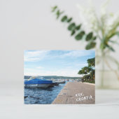 Krk, Kroatien Stadt Aussicht Postkarte (Stehend Vorderseite)