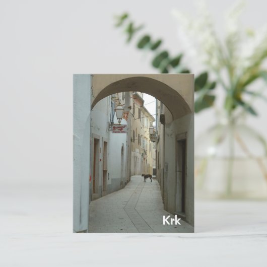 Krk Postkarte (Stehend Vorderseite)