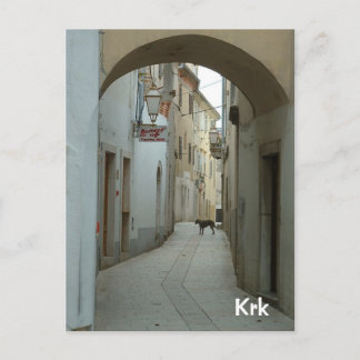 Krk Postkarte