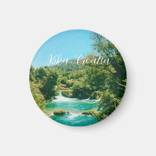 Krka, Kroatien Wasserfall Reise Souvenir Magnet