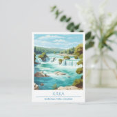 Krka Nationalpark Kroatien Kunst, Dichtung und Mus Postkarte (Stehend Vorderseite)