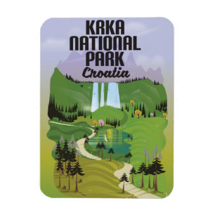 Krka Nationalpark Kroatien Magnet