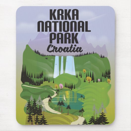 Krka Nationalpark Kroatien Mousepad (Vorne)