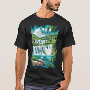 Krka Nationalpark Kvarnerbucht Vintag T-Shirt
