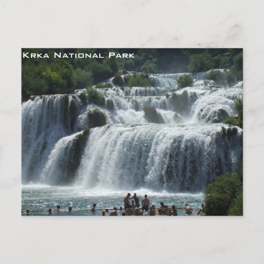 Krka-Nationalpark Postkarte (Vorderseite)