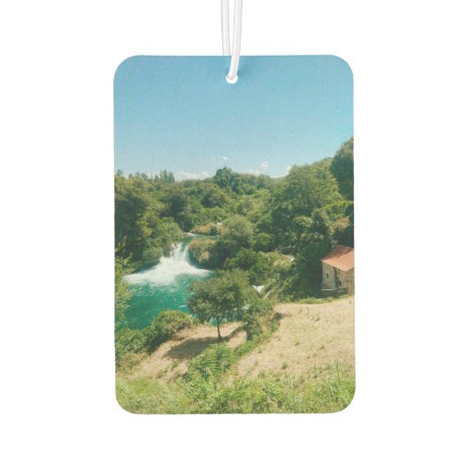 Krka Wasserfälle - Krka Nationalpark - Kroatien Autolufterfrischer (Rückseite)