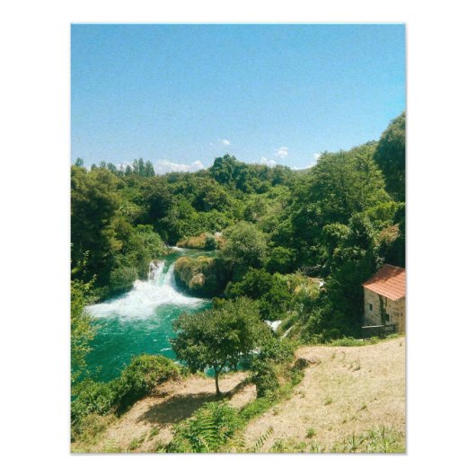 Krka Wasserfälle - Krka Nationalpark - Kroatien Fotodruck (Vorne)