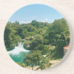 Krka Wasserfälle - Krka Nationalpark - Kroatien Getränkeuntersetzer