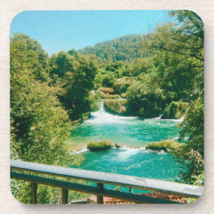 Krka Wasserfälle - Krka Nationalpark - Kroatien Getränkeuntersetzer