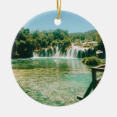 Krka Wasserfälle - Krka Nationalpark - Kroatien Keramik Ornament (Vorne)
