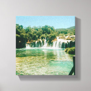 Krka Wasserfälle - Krka Nationalpark - Kroatien Leinwanddruck