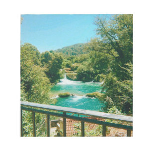 Krka Wasserfälle - Krka Nationalpark - Kroatien Notizblock