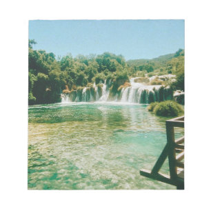 Krka Wasserfälle - Krka Nationalpark - Kroatien Notizblock