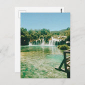 Krka Wasserfälle - Krka Nationalpark - Kroatien Postkarte (Vorne/Hinten)