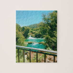 Krka Wasserfälle - Krka Nationalpark - Kroatien Puzzle