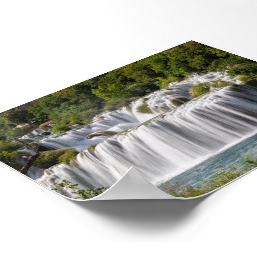 Krka waterfall poster (Ecke)