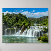 Krka waterfall poster (Vorne)