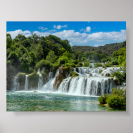 Krka waterfall poster