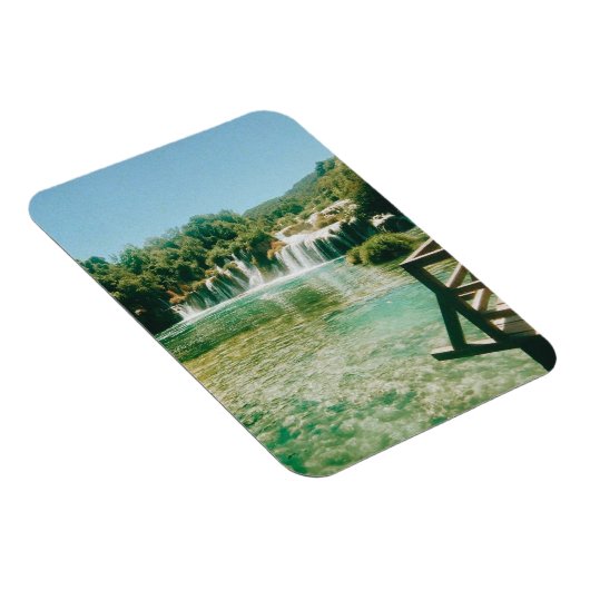 Krka Waterfalls -Krka National Park - Croatia Magnet (Rechte Seite)