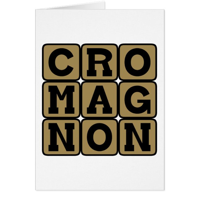 Kro-Magnon, frühe moderne Menschen (Vorne)