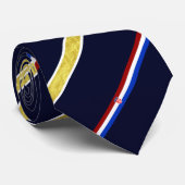 Kroate stripes Flagge Krawatte (Gerollt)