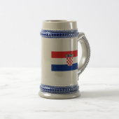 Kroatia Bierglas (VorderseiteRechts)