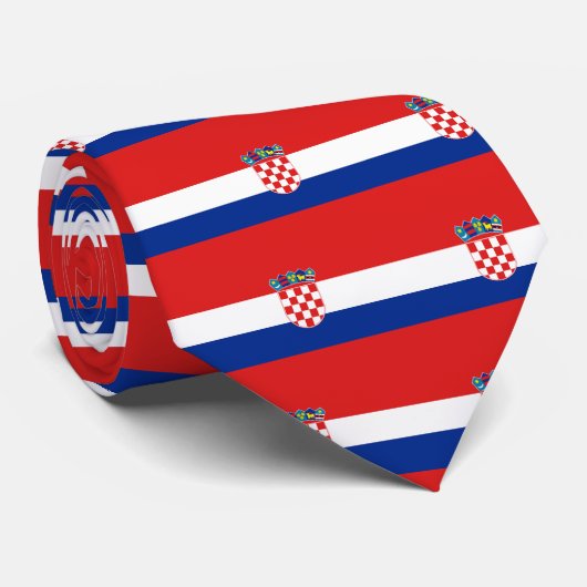 Kroatia Krawatte (Gerollt)