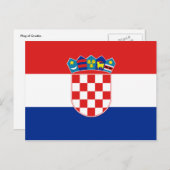 Kroatia Postkarte (Vorne/Hinten)