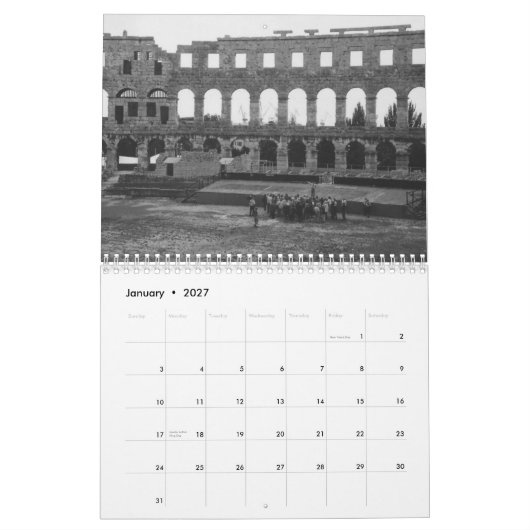 Kroatien 2015 kalender (Jan 2027)