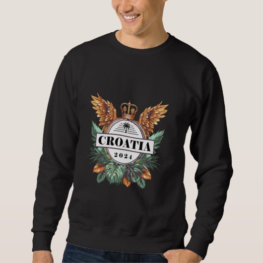 Kroatien 2024 Ferienteam Hrvatska Sweatshirt (Vorderseite)