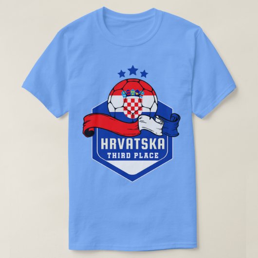 Kroatien 3. Platz T-Shirt (Design vorne)