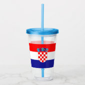 Kroatien Acryltrinkbecher (Vorderseite)