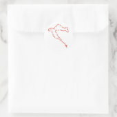 Kroatien Aufkleber für Auto usw. (Tasche)