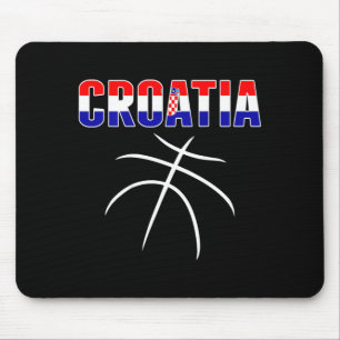 Kroatien Baseball Fans Trikot - Kroatische Flagge Mousepad