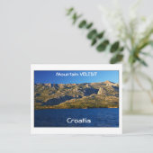 Kroatien - Berg Velebit Postkarte (Stehend Vorderseite)