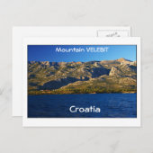 Kroatien - Berg Velebit Postkarte (Vorne/Hinten)