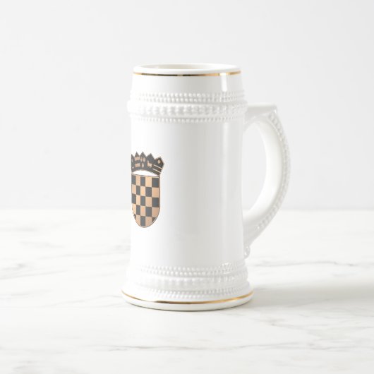 Kroatien Bierglas (VorderseiteRechts)