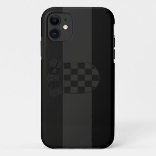 Kroatien Blackout/Stealth-Flag Case-Mate iPhone Hülle