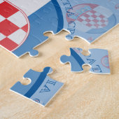 Kroatien-Blasen-Flagge Puzzle (Seite)